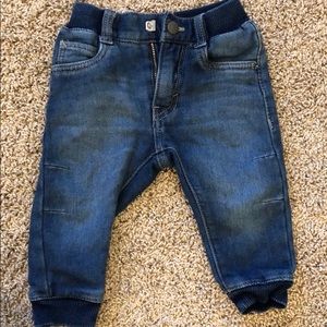 Levi’s baby knit jogger elastic waist blue jeans